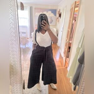 Free People Black Wide-Leg Pants